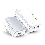 TP-Link WLAN Powerline Adapter Set TL-WPA4220 KIT(600Mbit/s, WLAN 300Mbit/s, Wi-Fi Clone,...