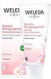 WELEDA Bio Mandel Sensitiv Reinigungsmilch, sanfte porentiefe Naturkosmetik Reinigung für sensible...