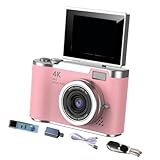Generic 4K-Digitalkamera, 180°-Klappbildschirm, 2,4-Zoll-Bildschirm, 48-MP-Kamera, 8-facher...