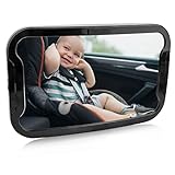 Rücksitzspiegel fürs Baby,360° Baby Autospiegel,Schwenkbar Auto-Rücksitzspiegel baby,Spiegel...