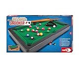 Noris 606167704 Pool Billard & Snooker inkl. 2 Queues, 16 Billard-und 17 Snooker Kugeln und...