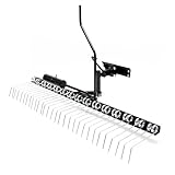 Wiltec Vertikutierer 120 cm für Aufsitzmäher, Rasenlüfter mit Stahlfedern für Rasentraktor,...