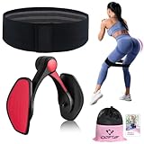 Oberschenkeltrainer 28-38lb Beckenboden Trainer Damen für Frau Beinpresse, Multifunktionaler Arm...