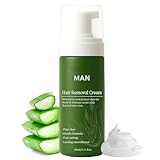 Botane Enthaarungscreme Intimbereich Männer, Botane Hair Removal Cream mit Aloe Vera, Sanfte und...