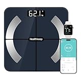 Digitale Körperfettwaage Personenwaage Impedanzmesser, intelligente Waage Bluetooth mit App für 13...