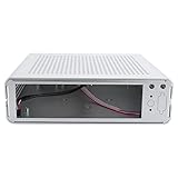 Lazimin HTPC-Gehäuse DIY-Computergehäuse, Vollaluminium-DC-ATX-Netzteil Mini-ITX-Gehäuse für...