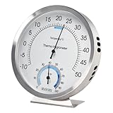 MAVORI® 2in1 Thermo Hygrometer - Thermometer innen analog - Temperatur & Luftfeuchtigkeitsmesser -...