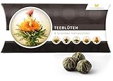 6 Teeblumen Geschenk-Box - Grüntee Variationen, Originelle Idee zum Geburtstag, Muttertag,...