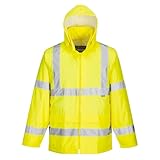 Portwest Warnschutz-Regenjacke, Größe: XXL, Farbe: Gelb, H440YERXXL