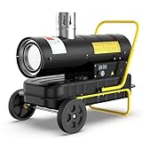 DAHTEC Indirekte Diesel Bautrockner 20 kW Heizkanone Bauheizer - 38 L Großtank - Ölheizer...