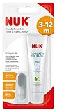 NUK Mundpflege-Set mit Baby-Zahnpasta und natürlichem Apfel-Banane Geschmack, incl....
