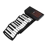 Beaupretty Faltbares Tasten Elektro Piano Tragbar und Wiederaufladbar für Anfänger und...