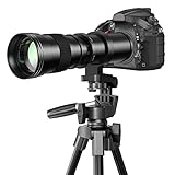 Lightdow 420-800mm f/8.3-16 f¨¹r Nikon F Objektiv, Manuelles Telezoom Objektiv, Kompatibel f¨¹r...