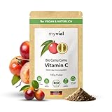 Bio Camu Camu Pulver 100g - Vitamin C (Ascorbinsäure) für Immunsystem & Abwehrkräfte -...