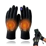 PLLYPE Beheizte Handschuhe für Männer Frauen, USB Beheizte Winterhandschuhe, Beheizbare...