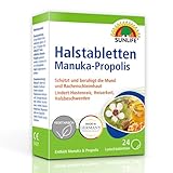 SUNLIFE Manuka-Propolis Halstabletten 1 x 24 Stück - Honig Propolis Tabletten - Halspastillen gegen...