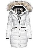 Navahoo Damen Winter Jacke Stepp Parka Mantel Winterjacke warm gefüttert Kunstpelz PAULA XS-XXL...
