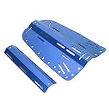 Taucherjacket-Platte aus Aluminium, Leichte Tauch-Rückenplatte für Ausrüstung (Blau)