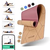 Vesta+ Yogamatte Kork TPE + Fitness App - Die nachhaltige Kork Yogamatte für das Plus in Deinem...