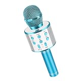 Mikrofon Kinder, 5 in 1 Bluetooth Mikrofon Karaoke, Ab 5 6 7 8 9 10 11 12 Kind Geburtstag Geschenke