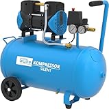 Güde Kompressor Airpower 270/8/50 SILENT (1,5 kW, 50 l Kessel, öl- & wartungsfrei, 87 dB(A),...
