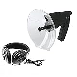 Richtmikrofon Parabolmikrofon Abhörgerät, 100 Meter Monokulare mit 8-facher Vergrößerung,...