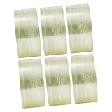 COHEALI 6 Rollen Klebeband transparentes Dichtungsband rauscharmes Band...