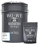 WO-WE 2K Epoxidharz Garagenfarbe Bodenbeschichtung W702 Anthrazit-Grau wie RAL 7016-5Kg