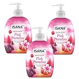 3x Creme Seife Flüssigseife Pink Paradise | 3x 500ml | Handseife im Spender