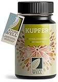 Kupfer Tabletten 365x mit 2 mg Kupfer aus hochwertigem Kupfer-Bisglycinat - optimal hochdosiert -...