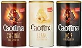 Caotina 3er-Set, original, noir, blanc, Kakao Pulver mit Schweizer Schokolade, Trinkschokolade,...