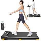 Walking Pad mit Sechs-Punkt-Stoßdämpfung, leises Laufband Schreibtisch, ‎2,5 Pferdestärken...