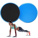 JSM FITNESS® Gleitende Scheiben, Gleiter Pads für Übungen, Doppelseitige Slider Pads für...