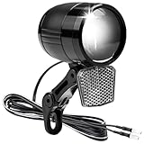 E-Bike LED Fahrradlicht Vorne, 100 LUX StVZO Zulassung Frontlicht, Fahrradlicht mit Reflektor,...