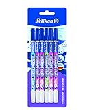 Pelikan,306696,Tintenlöscher AA8Super-Pirat 850, farblichsortiert ,(6 Stück ) 1er Pack