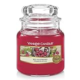 Yankee Candle Duftkerze im Glas (klein) | Red Raspberry | Brenndauer bis zu 30 Stunden