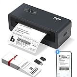 prt Bluetooth Etikettendrucker, N43BT DHL Thermodrucker, 4x6 Versandetiketten Ettikettendrucķer,...