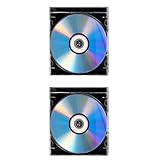 TOYANDONA 2 Sätze Beschreibbare Cd R Discs mit Jewel Case Hohe Kapazität für Audio und...