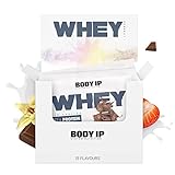 BODY IP Perfect Whey Box | 15 Geschmacksproben | Eiweißpulver für den Muskelaufbau und die Diät |...