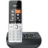 Gigaset Comfort 500A DECT, Gap Schnurloses Telefon analog Babyphone, Freisprechen, für Hörgeräte...
