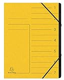 Exacompta 540709E Premium Ordnungsmappe geheftet. Aus extra starkem Colorspan-Karton DIN A4 7...