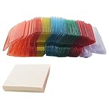 Qusedwey 60 StüCk 2 HäNgend Mappen Tabs und 120 Gitter EinsäTze zum Schnellen Erkennen Von...