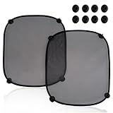 2 Stück Sonnenschutz Auto Baby,Sonnenschutzs Auto Saugnapf,Universelle Autofenster Sonnenschutz...