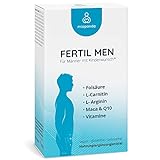 miapanda Fertil Men - für die Spermaproduktion und Fruchtbarkeit mit L-Carnitin, L-Arginin, Coenzym...
