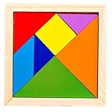 Yplkm Tangram Denkspiel,Geometrische Lernaktivitäten Für Die Früherziehung,Holz Spielzeug Mit...