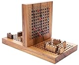 Engelhart - 350430 - Schiffe Versenken aus Holz - Traditionelles ökologisches Holzspiel -...