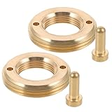 DOITOOL 2 Stück Nmo Antennenfuß mit Saugnapf Uhf/VHF Nmo Motorhaubenantennenhalterung aus Metall...