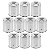 DOITOOL 10 Stück Mikrowellen Magnetronkappen Ersatzteile aus Eisen Dreieckige Antennenkappen...