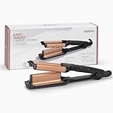 BaByliss Deep Waves Welleneisen – Keramikbeschichtung, 3 Temperaturstufen (160°C-200°C),...
