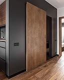 Porte Italiane, Unsichtbare Schiebetürschiene MAGICAL 1200, Tragkraft 80 kg, für Holzschiebetür...